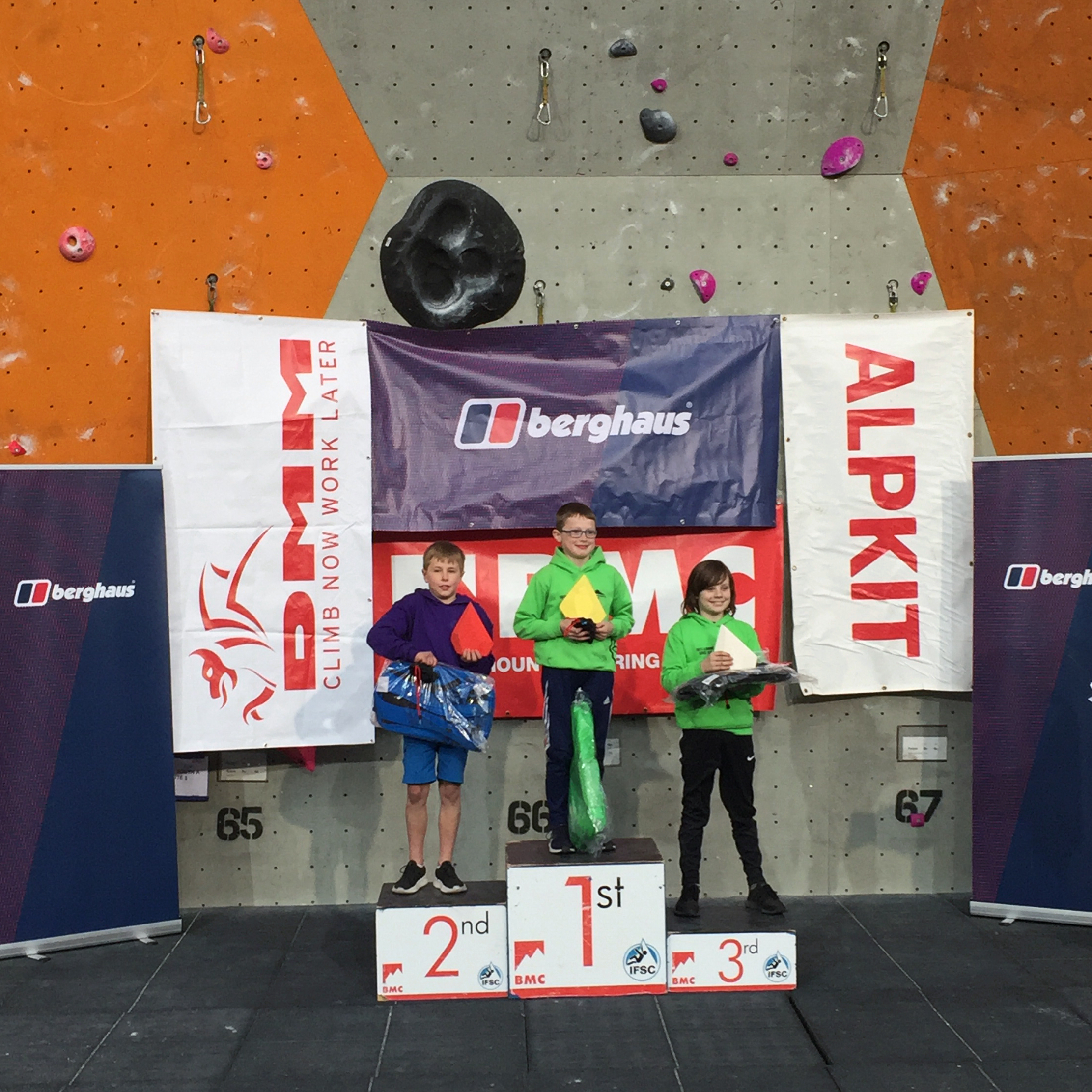 Sean Henchion 1st and Daire Oglesby 3rd